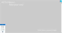 Desktop Screenshot of hotelaktea.com