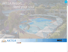 Tablet Screenshot of hotelaktea.com